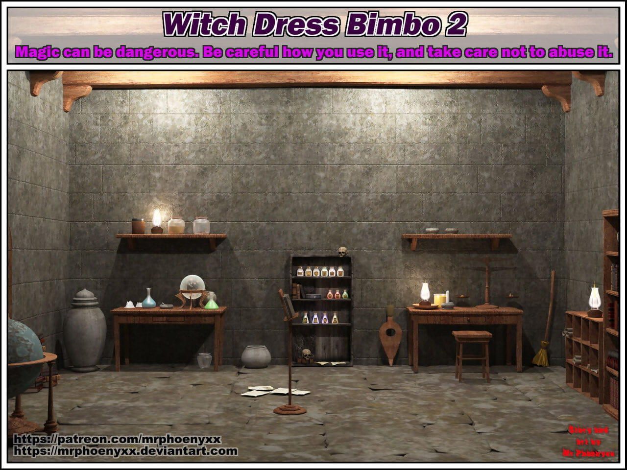 Mr. Phoenyxx- Witch Dress Bimbo 2