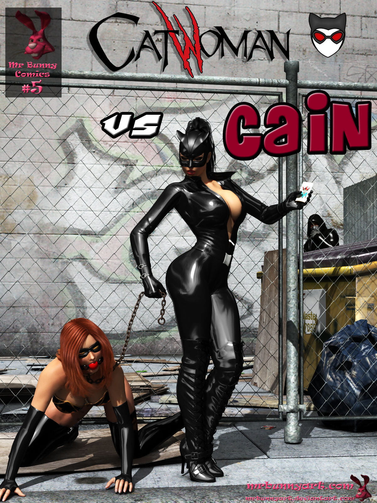 mrbunnyartCain vs Catwoman chinese