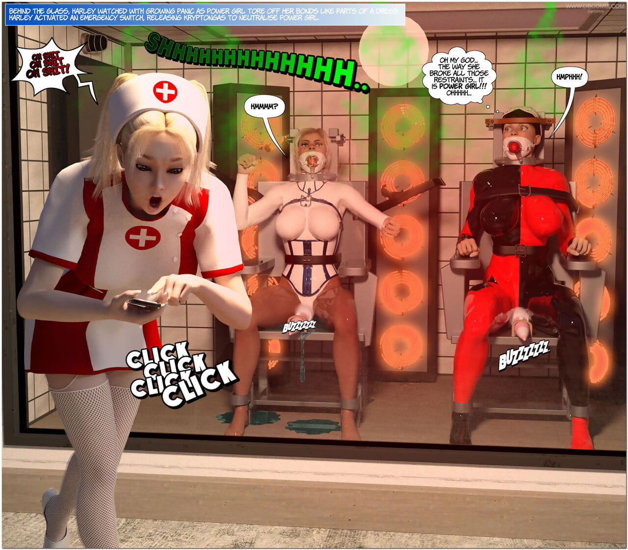 DBComix New Arkham For Superheroines 1 2nd Edition - Humiliation and Degradation of Power Girl - part 5