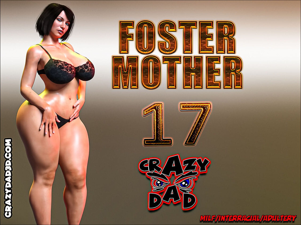 Crazy Dad 3D Foster Mother 17 English