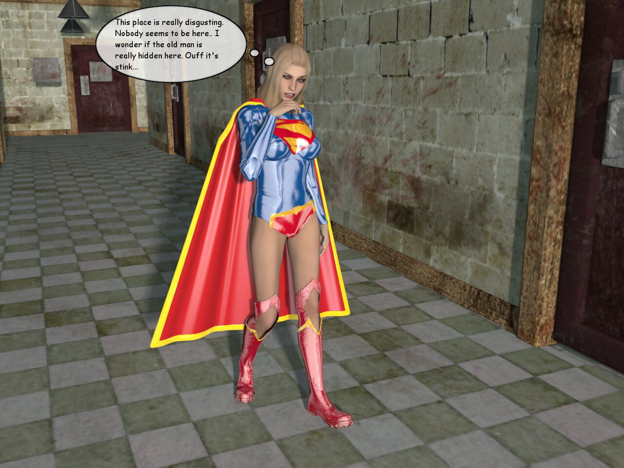 nightwing3000Back to the past Starring Supergirl ENG