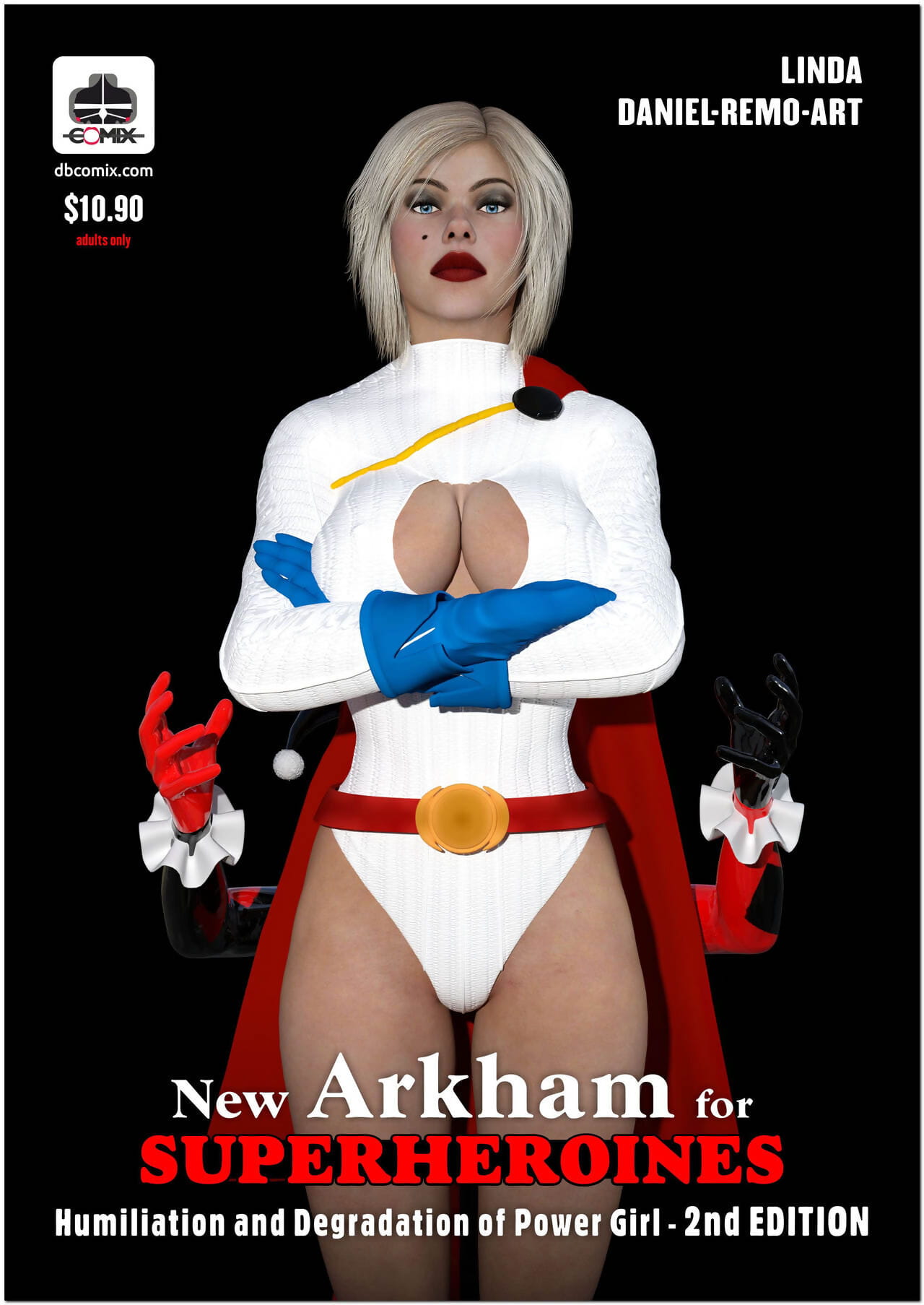 DBComix New Arkham For Superheroines 1 2nd Edition - Humiliation and Degradation of Power Girl