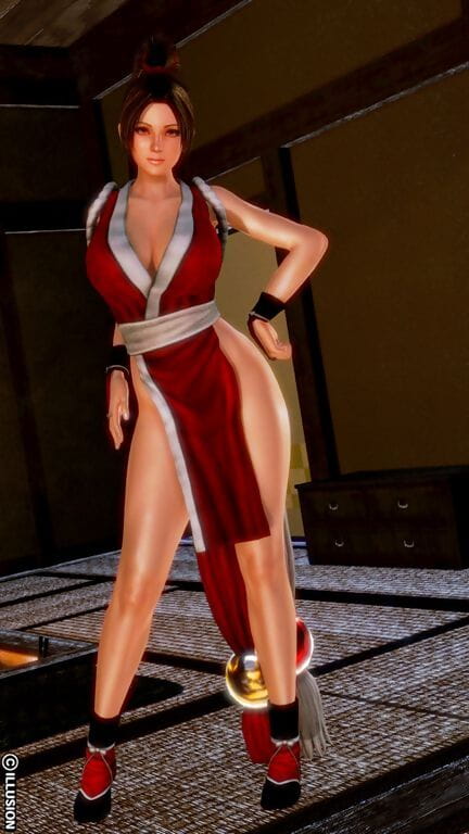 Mai Shiranui after losing a fight and found her self in a messy situation
